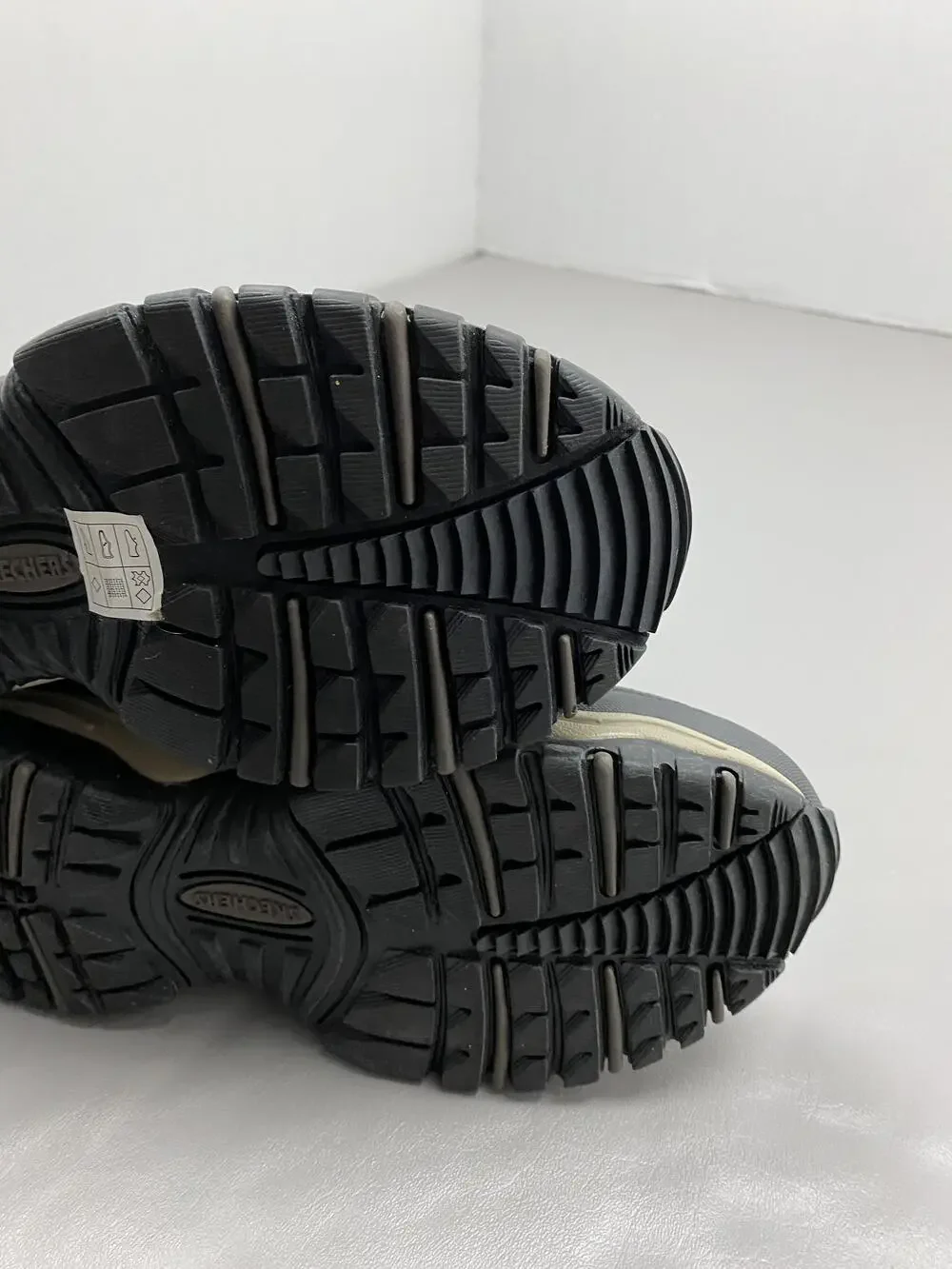 Skechers Sport SN 50172 Shoes Mens Size 8 Brown Leather Low Top Walking Sneakers